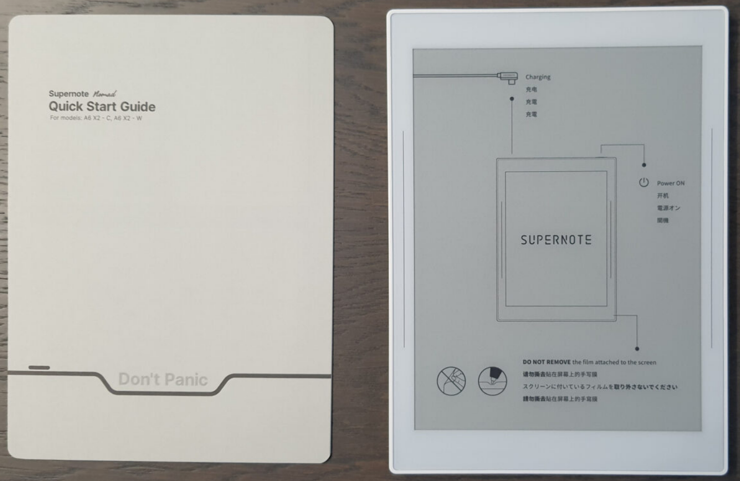 SuperNote A6X2 Nomad - Tablette e-Ink 7.8" minimaliste | Liseuses.Info